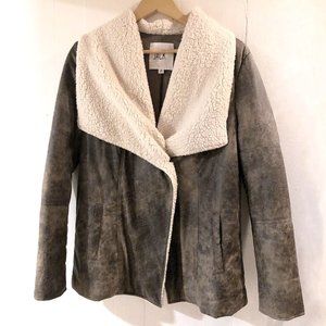 Jack by Bb Dakota Faux Shearling & Leather Jacket